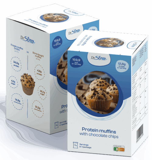 Muffiny s kúskami čokolády
